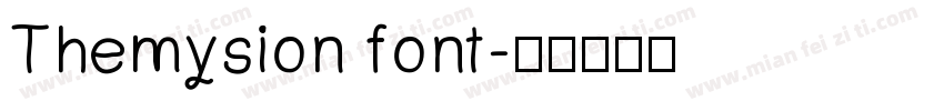 Themysion font字体转换